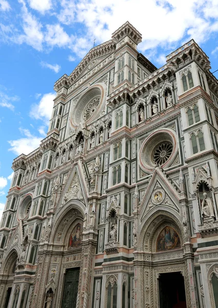 Fachada de Florencia de la Catedral de Italia — Foto de Stock