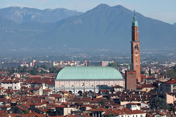 Basílica Palladiana por Palladio Architect é um famoso monumento i — Fotografia de Stock