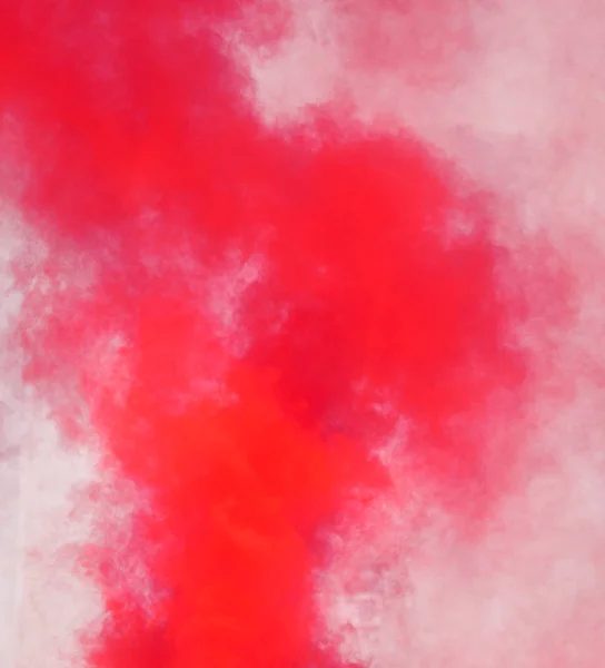赤い煙の背景 — ストック写真