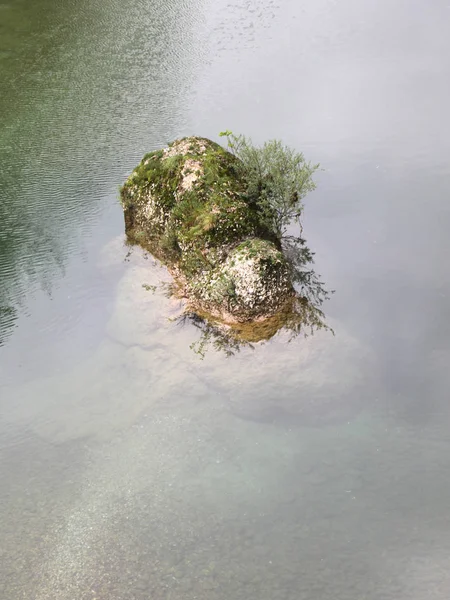 Felsen auf dem Fluss — Stockfoto