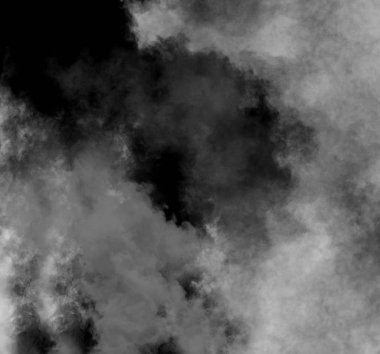 Abstract black and grey smoke clipart