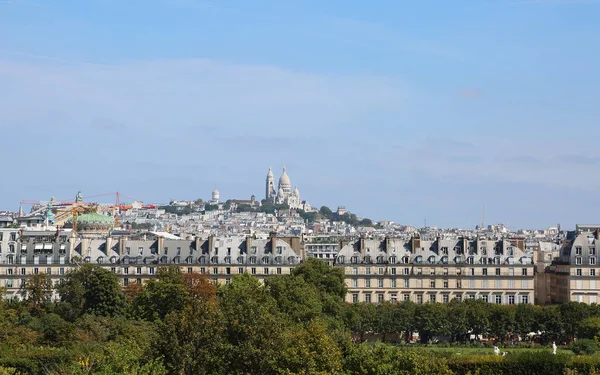 파리 프랑스 몽마르트르 대성당의 파노라마 뷰 — 스톡 사진