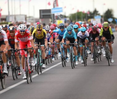 S.Maria di Sala, Ve, İtalya - 30 Mayıs 2019: bisiklet yarışı Turu 