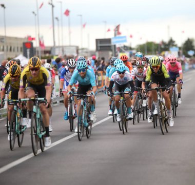 S.Maria di Sala, Ve, İtalya - 30 Mayıs 2019: bisiklet yarışı Turu 