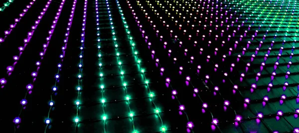 Hintergrund vieler LED-Lampen — Stockfoto