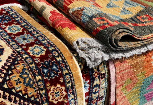 Persian type carpets and also kilim type — Stock Photo, Image