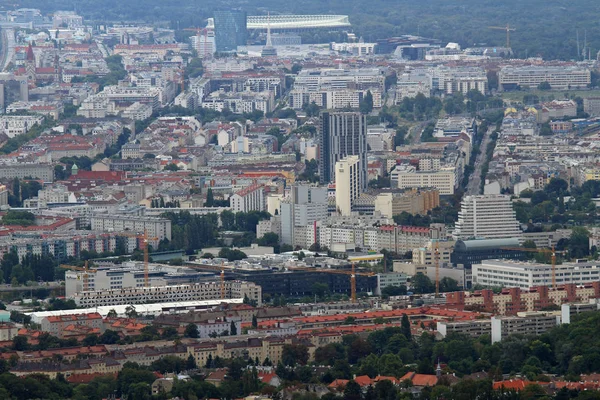 Viena, Austria - 24 de agosto de 2014: Vista panorámica — Foto de Stock