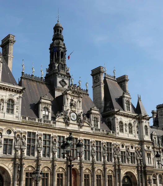 Stadhuis in Parijs Frankrijk — Stockfoto