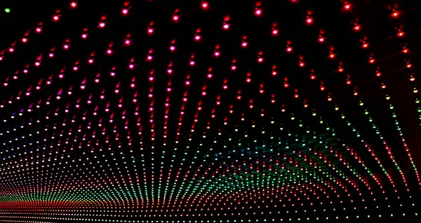 Viele farbige LED-Lichter — Stockfoto