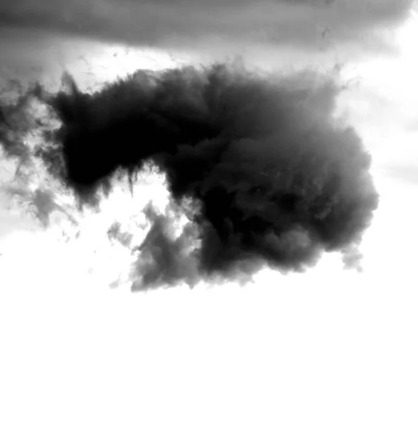 Big black cloud on the sky — Stock Photo, Image