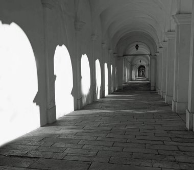 Kuzey İtalya Vicenza City insanlar olmadan Antik Arches 