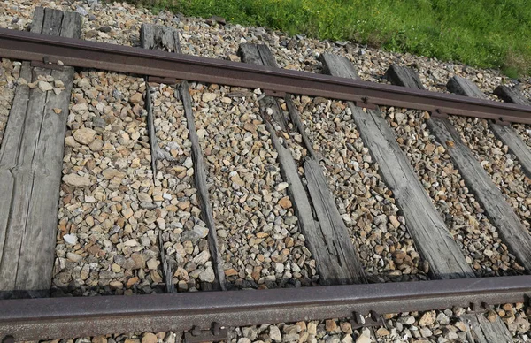 非常に古いトラック鉄道 — ストック写真