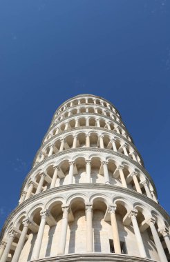 Pisa, Pi, İtalya - 21 Ağustos 2019: Pisa Kulesi