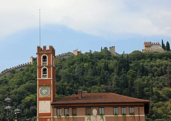 Marostica, VI, Italy - September 1, 2019: Ancient Building in th — Stock Photo, Image