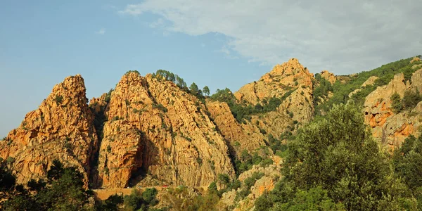 Mountains of Corsica in the area called Calanques of Piana — Stock Photo, Image