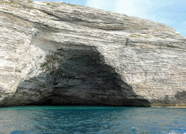 Big cave with shape of Cap of Napoleon Bonaparte — Stock Photo, Image