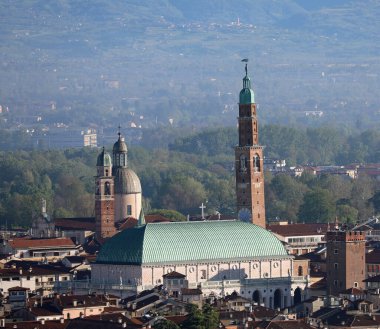 Kuzey Vicenza City 'de bulunan Bazilika Palladiana anıtı 