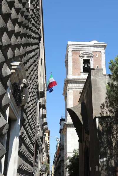 Torre de Santa Chiara en Nápoles — Foto de Stock