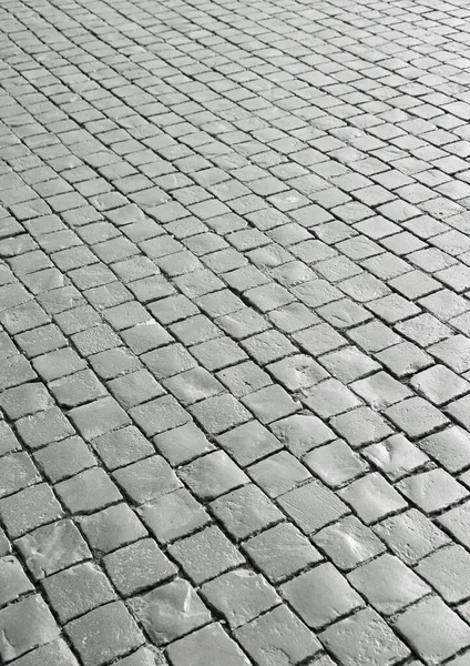 Detail vieler Pflastersteine auf dem Petersplatz — Stockfoto