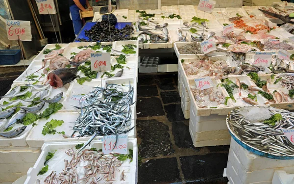 Italiaanse vismarkt — Stockfoto