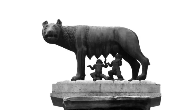 Ρώμη, Rm, Ιταλία - 5 Μαρτίου 2019: σύμβολο της πόλης της Ρώμης — Φωτογραφία Αρχείου