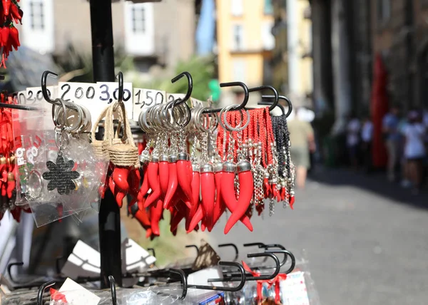 Red cornet as talisman — Stock Photo, Image