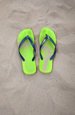 Tatillerde denizin kumsalında yeşil takla atarlar.