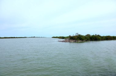 İtalya 'da Po Nehri' nin geniş ağzı