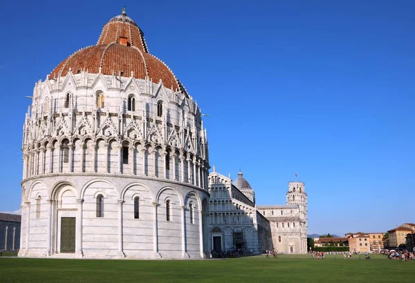 Great View Square Miracles Pisa City Tuscany Region Italy — Zdjęcie stockowe