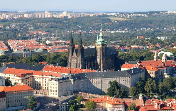 Sint Vitus Kathedraal Praag Tsjechië Europa Het Kasteel — Stockfoto