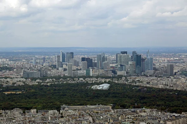 Paris Frankrike Augusti 2016 Höga Skyskrapor Finansdistriktet Defense — Stockfoto