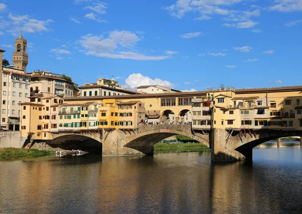 Vieux Pont Appelé Ponte Vecchio Sur Rivière Arno Florence Région — Photo