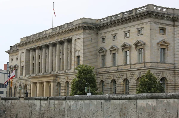 Berlín Alemania Agosto 2017 Muro Antiguo Palacio — Foto de Stock