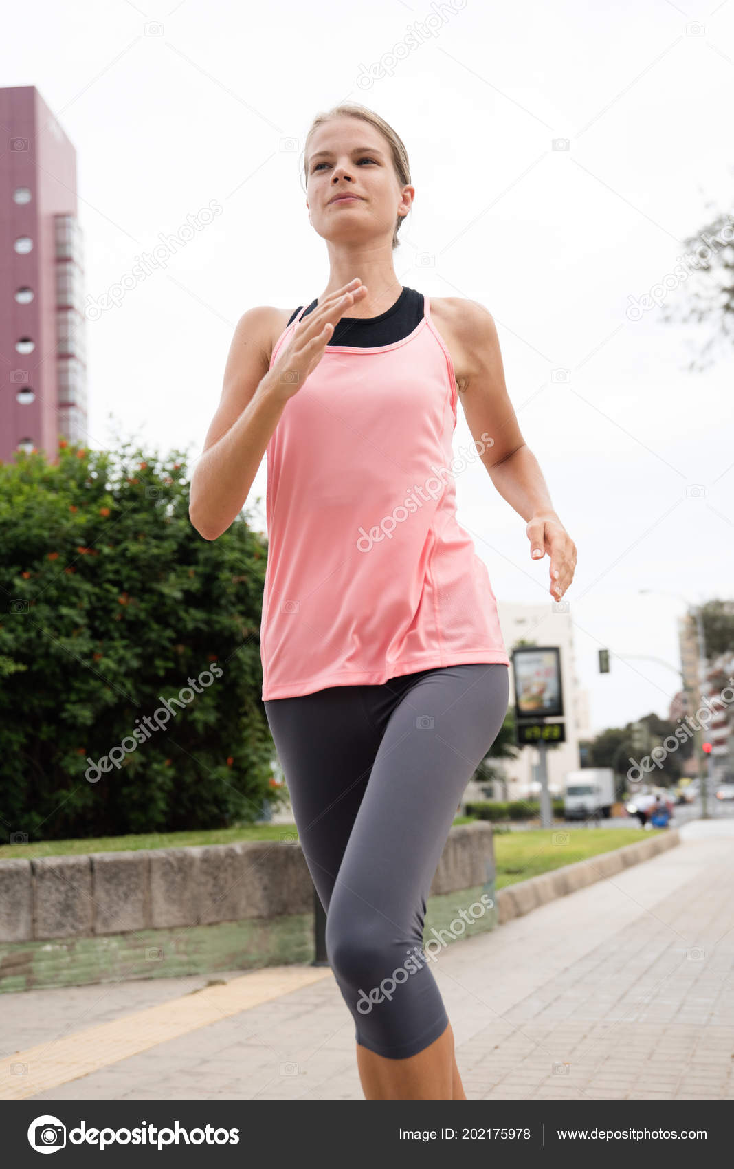 woman running outfit