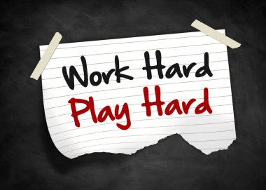 Sıkı Çalış - nota mesajı