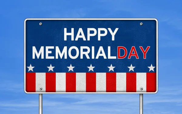 Happy Memorial Day-amerykańskie święto federalne — Zdjęcie stockowe