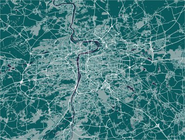 vektör Haritası Prag, Çek Cumhuriyeti