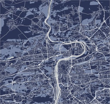 vektör Haritası Prag, Çek Cumhuriyeti