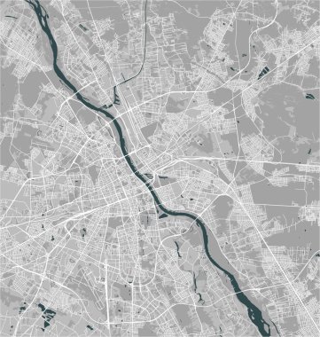 Vektör Haritası, Varşova, Polonya