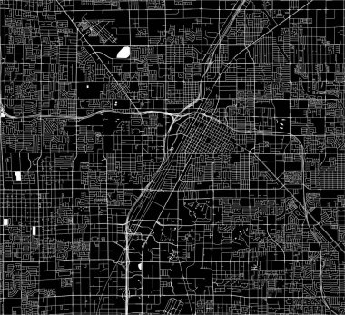 vektör Las Vegas, Nevada, ABD şehir haritası