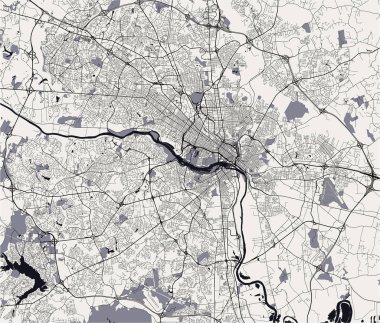 vektör Richmond, Virginia, ABD şehir haritası