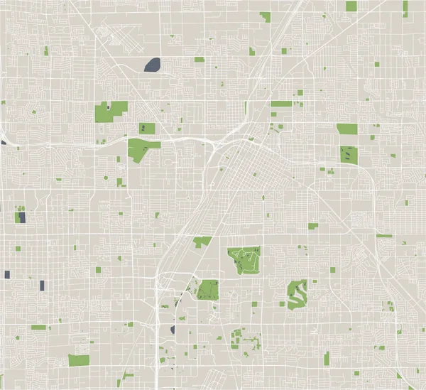 vektör Las Vegas, Nevada, ABD şehir haritası