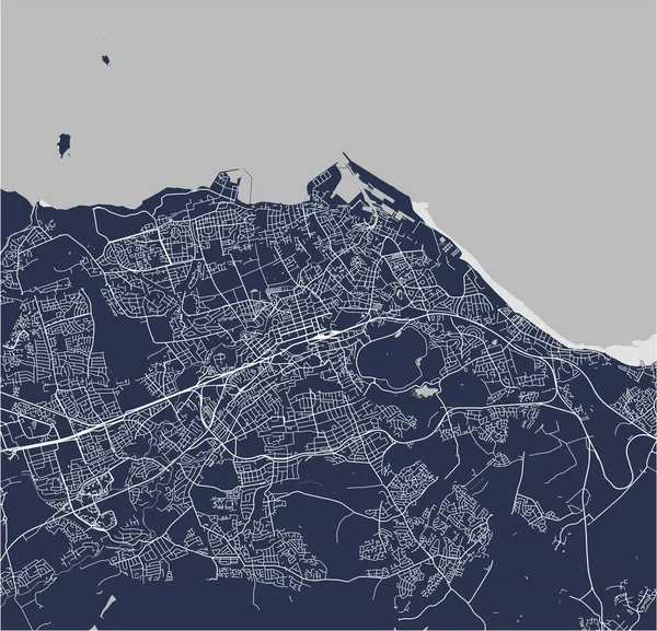 英国苏格兰爱丁堡市地图 — 图库矢量图片