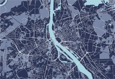 vektör Haritası Riga, Letonya