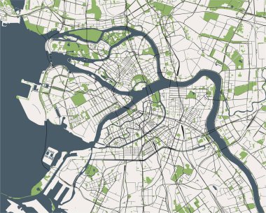 harita Saint Petersburg, Rusya Federasyonu