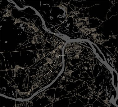 Nizhny Novgorod, Rusya'nın şehir haritası
