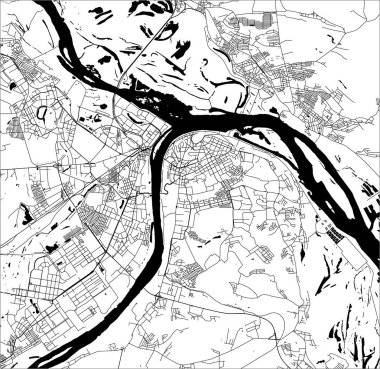 Nizhny Novgorod, Rusya'nın şehir haritası
