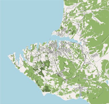 Crimea Sivastopol şehir haritası