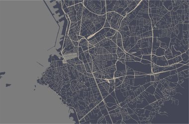 Marsilya, Fransa şehir haritası