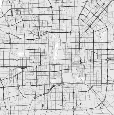 Pekin, Çin şehir haritası